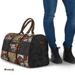 Personalised NAIDOC Deadly 50 Years Travel Bag Minimalist Aboriginal Art LT9