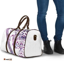 Mawhero Paua shell Kowhaiwhai Taniko Personalised Travel Bag Turtle Tattoo Maori Tribal Style LT9
