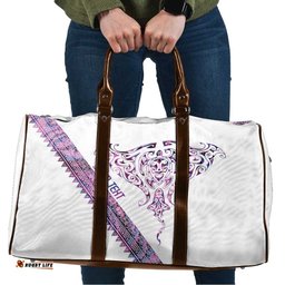 Mawhero Paua shell Kowhaiwhai Taniko Personalised Travel Bag Manta Ray Shark-Turtle Maori Tribal Style LT9