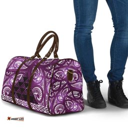 Matariki New Zealand Travel Bag NZ Niho Taniwha Maori New Year Purple Galaxy LT14