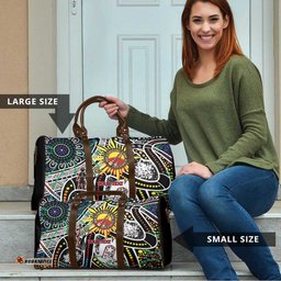 NAIDOC 50 Years of Deadly Personalised Travel Bag Aboriginal Dot Art LT9