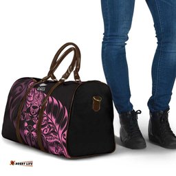 New Zealand Lawn Bowls Travel Bag Pink Maori Warrior Tribal Silver Fern LT9
