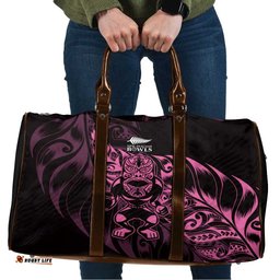 New Zealand Lawn Bowls Travel Bag Pink Maori Warrior Tribal Silver Fern LT9