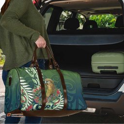 New Zealand Kea Bird Travel Bag With Maori Koru Fern LT05