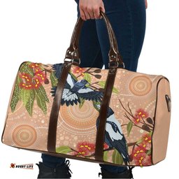 Magpies On Eucalyptus Australia Aboriginal Travel Bag LT7