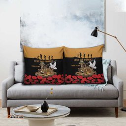 Australia ANZAC Day Personalised Pillow Cover Honouring The Animals That Served LT9