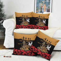 Australia ANZAC Day Personalised Pillow Cover Honouring The Animals That Served LT9
