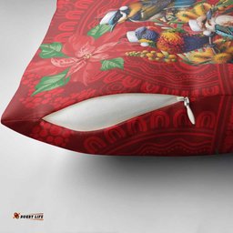 Aussie Native Bird Pillow Cover Aboriginal Inspired Christmas LT9