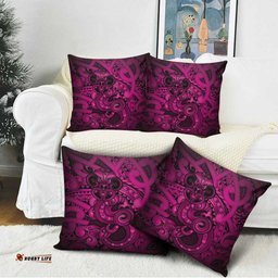 Aotearoa Maori Hei Tiki Pillow Cover Mawhero Kowhaiwhai Puhoro Motif LT9
