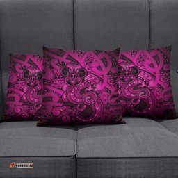 Aotearoa Maori Hei Tiki Pillow Cover Mawhero Kowhaiwhai Puhoro Motif LT9