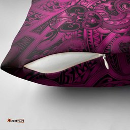 Aotearoa Maori Hei Tiki Pillow Cover Mawhero Kowhaiwhai Puhoro Motif LT9