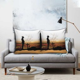 Australia And New Zealand ANZAC Day Pillow Cover Battle Of Beersheba LT05
