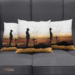 Australia And New Zealand ANZAC Day Pillow Cover Battle Of Beersheba LT05