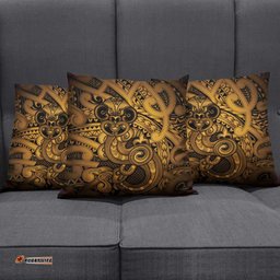 Aotearoa Maori Hei Tiki Pillow Cover Koura Kowhaiwhai Puhoro Motif LT9