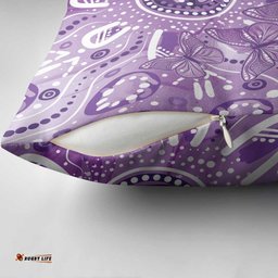 Australia Epilepsy Awareness Indigenous Pillow Cover Butterfly Aboriginal Art LT7