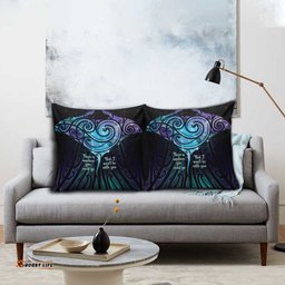 Aotearoa Maori Te Whai Rahi Pillow Cover Tala - Nowhere You Could Go That I Won't Be With You LT7