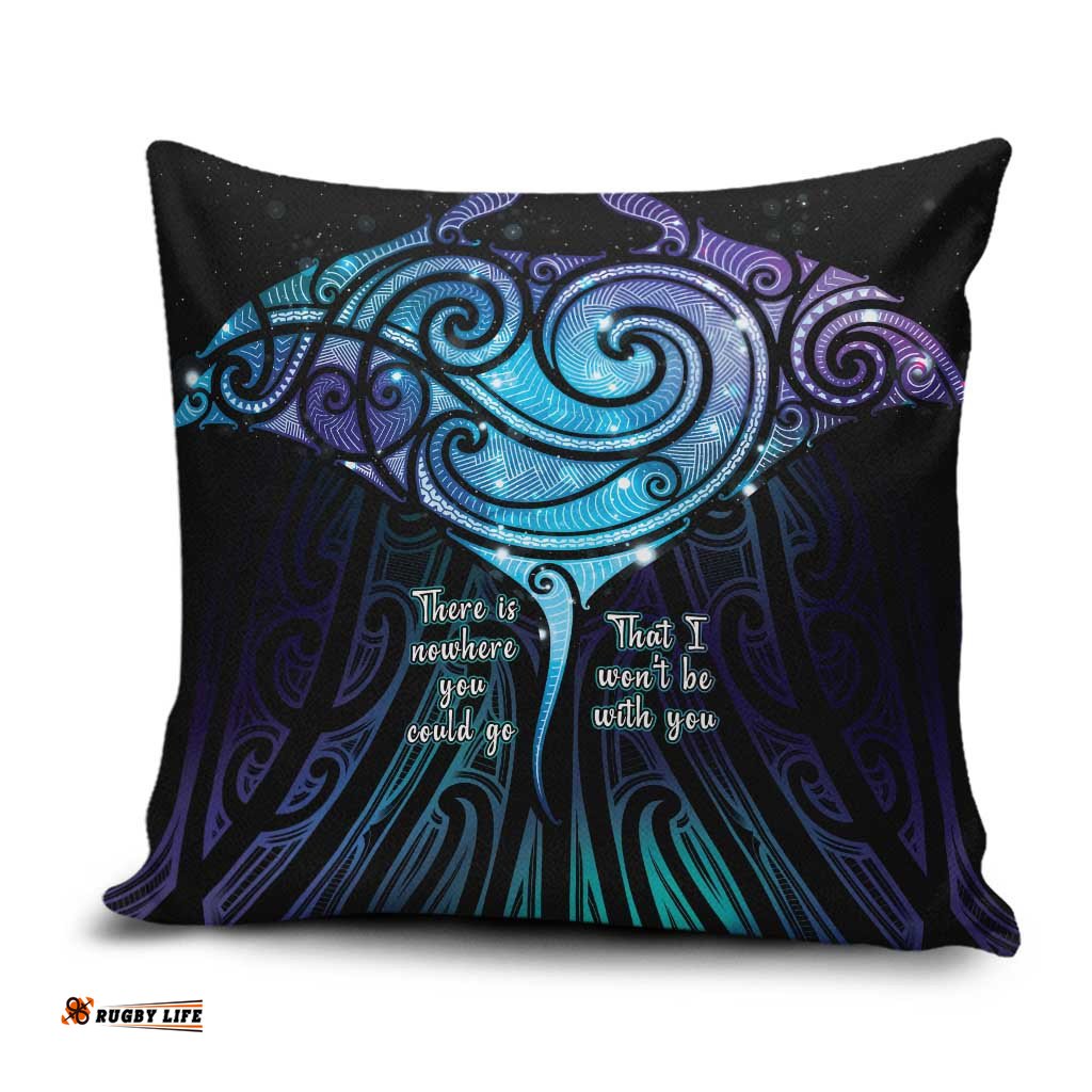 Aotearoa Maori Te Whai Rahi Pillow Cover Tala - Nowhere You Could Go That I Won't Be With You LT7