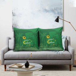 Australia Cocos Keeling Islands Pillow Cover Southern Cross Palm Tree Pattern LT14