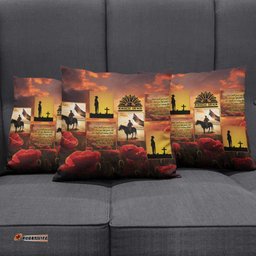 ANZAC Day Film Reel Lest We Forget Pillow Cover Australia NZ Memorial LT9