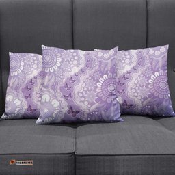 Australia Epilepsy Awareness Pillow Cover Purple Butterflies Aboriginal LT05