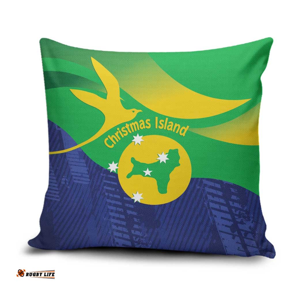Australia Christmas Island Pillow Cover Wilayah Pulau Krismas Flag Color LT14