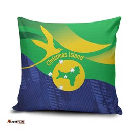 Australia Christmas Island Pillow Cover Wilayah Pulau Krismas Flag Color LT14