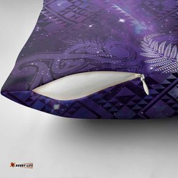 Aotearoa Taniko Matariki Pillow Cover Cosmic Violet LT7