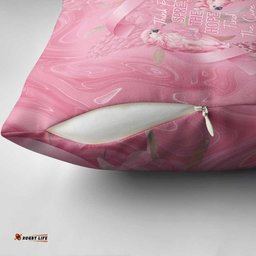 Australia Breast Cancer Awareness Pillow Cover Think Pink Cockatoos Ribbon LT14