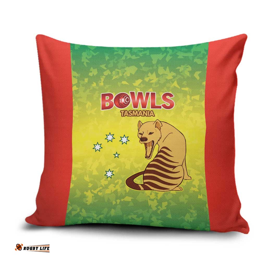 Australian Tasmania Lawn Bowls Pillow Cover Aussie Minimalist Style LT9