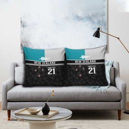 Custom NZ Cricket Pride Pillow Cover Silver Fern Fan Supporter Apparel LT9