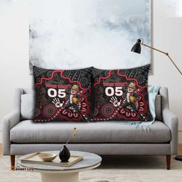 Custom Saints Football Pillow Cover Aboriginal Dot Art Pattern DT05