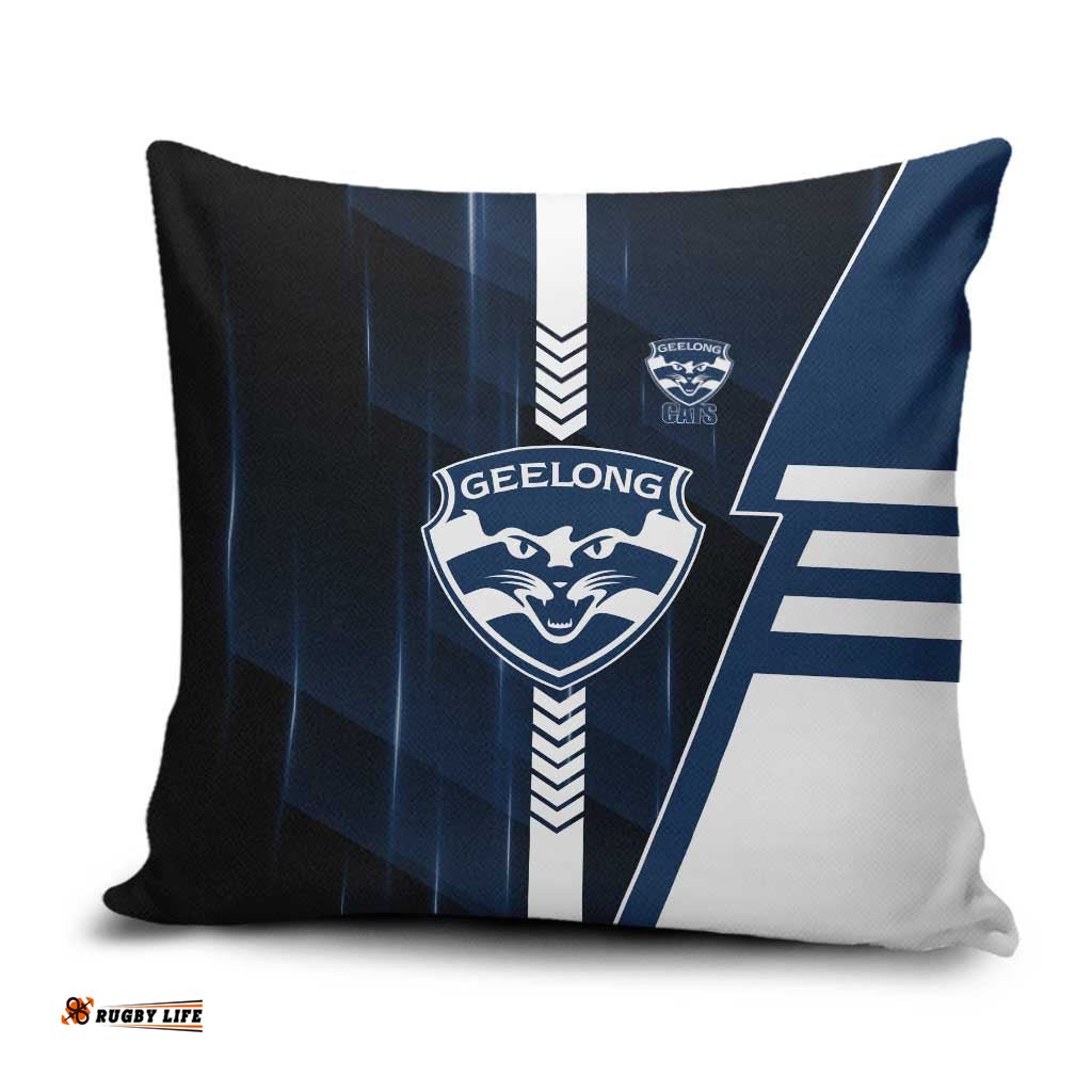 Geelong Cats Pillow Cover Modern Geometric Sports Graphic Style TS04