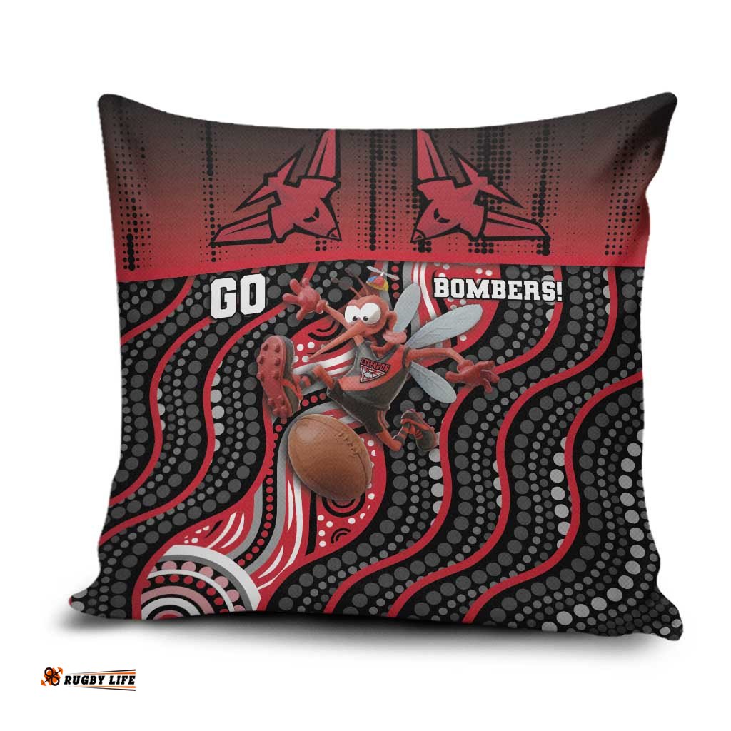 Essendon Go Bombers Pillow Cover Don The Sash DT05