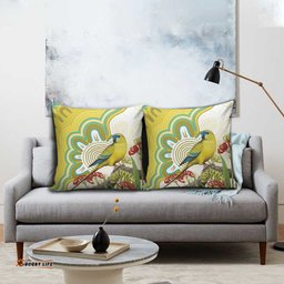 Australia Rock Parrot Pillow Cover Kangaroo Paws Indigenous Art LT14