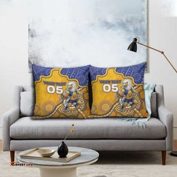 Custom Eagles Football Pillow Cover Aboriginal Dot Art Pattern DT05