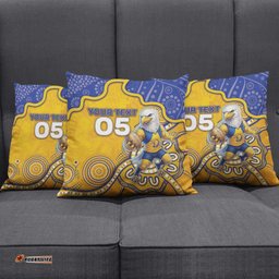 Custom Eagles Football Pillow Cover Aboriginal Dot Art Pattern DT05