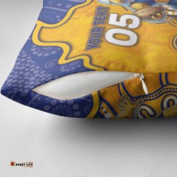 Custom Eagles Football Pillow Cover Aboriginal Dot Art Pattern DT05