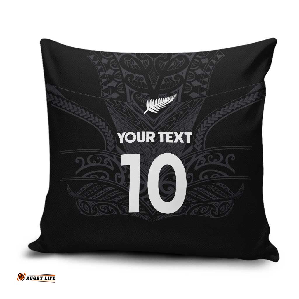 Custom Aotearoa Rugby Pillow Cover The Blacks-Sporty T90 Style LT03