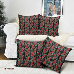 Australia Sturt's Desert Pea Pillow Cover Aussie Native Flowers Indigenous Art LT14