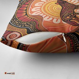 Indigenous Dingo Australia Pillow Cover Australian Aboriginal Art Proud LT14