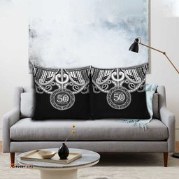 Kia Kaha Te Reo Maori New Zealand Pillow Cover 50th Anniversary Ake Ake Ake LT14