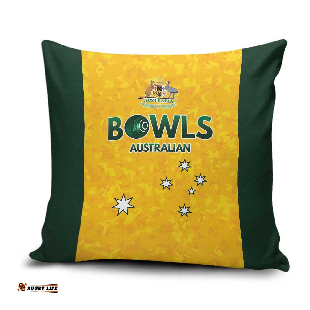 Australian Lawn Bowls Pillow Cover Aussie Minimalist Style LT9