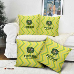 Australia Socceroos 2025 Pillow Cover Forever Golden LT01