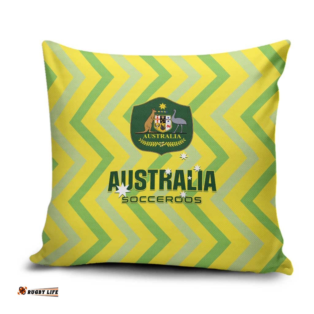 Australia Socceroos 2025 Pillow Cover Forever Golden LT01