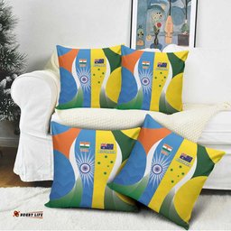 India Vs Australia Cricket Pillow Cover Final Matchup LT05