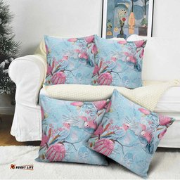 Galah Birds Australia Baby Blue & Pink Pillow Cover LT7