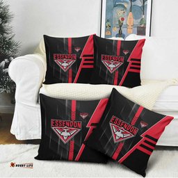 Essendon Bombers Pillow Cover Modern Geometric Sports Graphic Style TS04