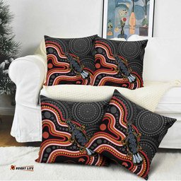 Indigenous Platypus Australia Pillow Cover Australian Aboriginal Art Proud LT14