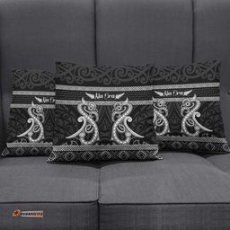 Kia Ora New Zealand Pillow Cover Maori Language Week Pango Taniko Motif LT14