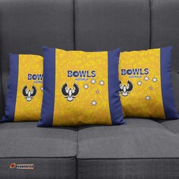 Australian South Australia Lawn Bowls Pillow Cover Aussie Minimalist Style LT9